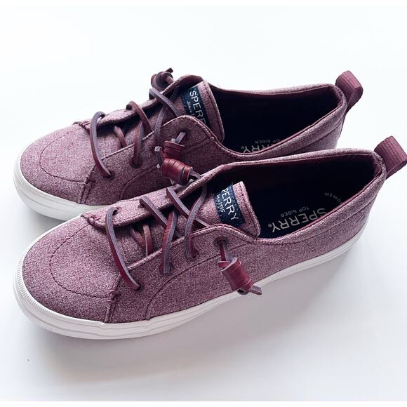 Women's Sperry Crest Vibe Sparkle Sneakers Size 6.5 - Picture 3 of 7